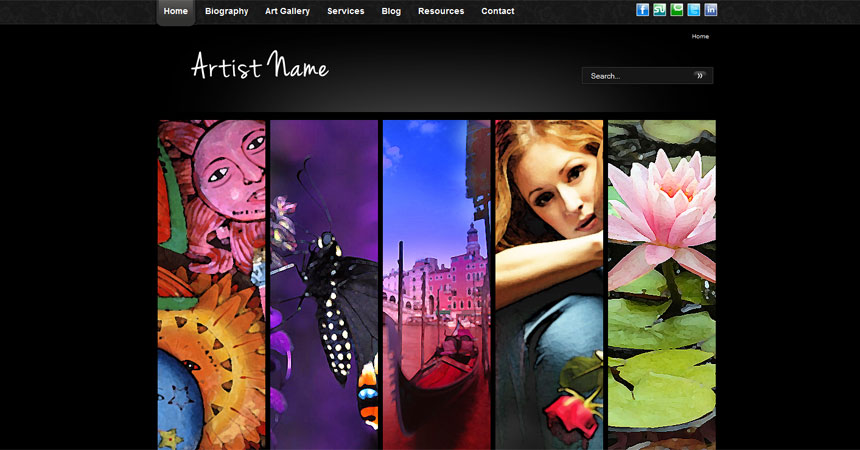 [تصویر:  free-joomla-2-5-art-portfolio-template.jpg]