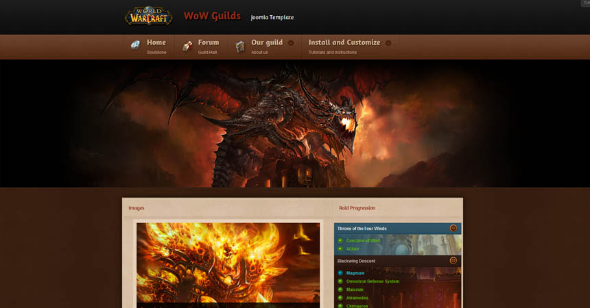 joomla gaming theme